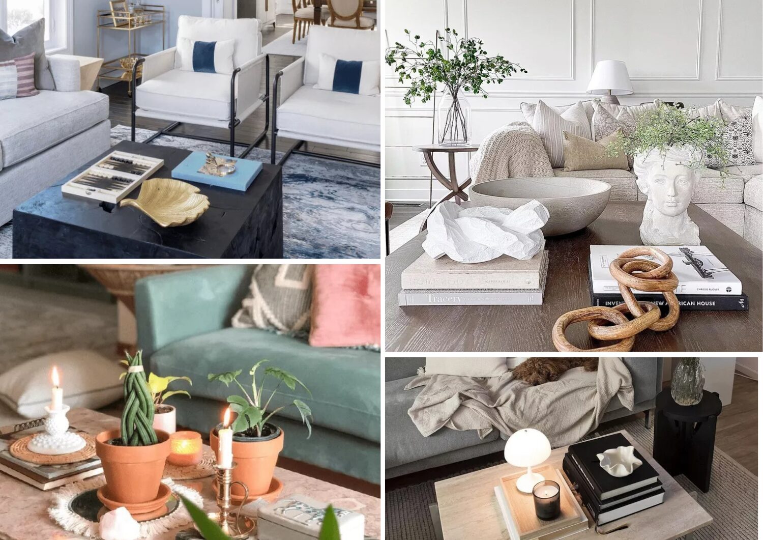 22 Trendy Coffee Table Decor Ideas to Refresh Your Living Room